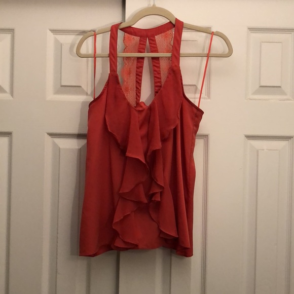 Lauren Conrad Ruffle Front Tank - Picture 8 of 12